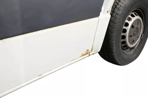 VW Crafter 2E Tür vorne rechts Beifahrertür weiß L902 - ohne Anbauteile (128091)