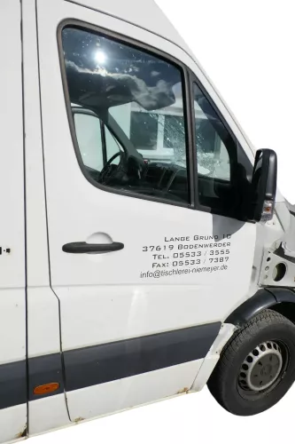 VW Crafter 2E Tür vorne rechts Beifahrertür weiß L902 - ohne Anbauteile