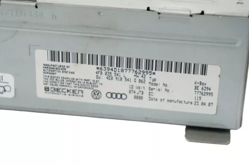 Audi A6 4F A4 8K Becker Verstärker Endstufe 4F0035541L 4E09110541Q (141404)