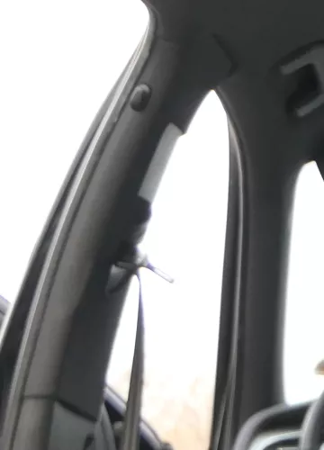 2x A4 8K B-Säulen Verkleidung rechts + links vorne Abdeckung oben schwarz (172768)