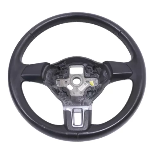 VW Passat 3C Eos Golf 6 Lenkrad 5K0419091J 3-Speichen Leder schwarz Lederlenkrad