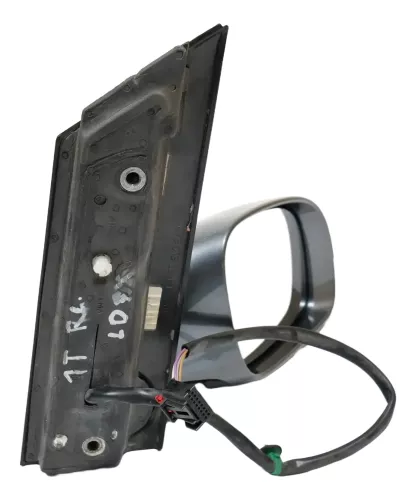 VW Touran 1T elektrischer Spiegel Außenspiegel beheizt rechts grau LD7X (200360)