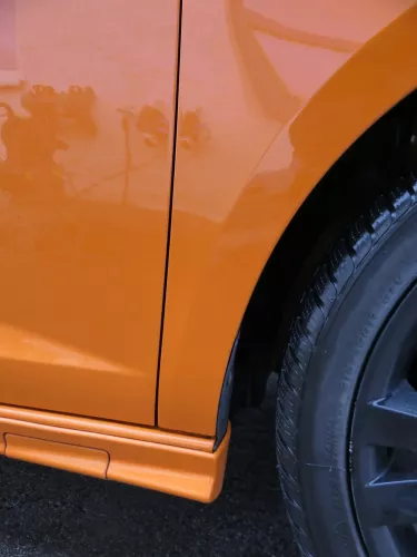 Seat Ibiza 6J Kotflügel vorne rechts orange LP2C 6J0821022A (200636)