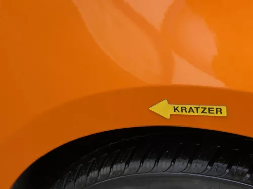 Seat Ibiza 6J Kotflügel vorne rechts orange LP2C 6J0821022A (200636)