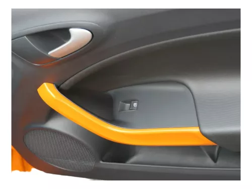 1x Ibiza 6J Türverkleidung Verkleidung Tür vorne rechts 2/3-Türer karbonschwarz (200662)