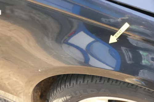 Audi A4 8K B8 Kotflügel vorne rechts schwarz LZ9Y (200726)