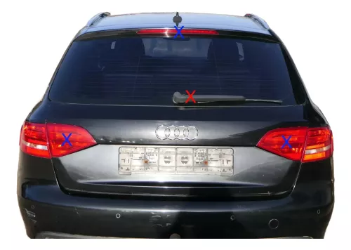 Audi A4 B8 8K Kombi Avant hinten Heckklappe mit Scheibe Deckel schwarz LZ9Y