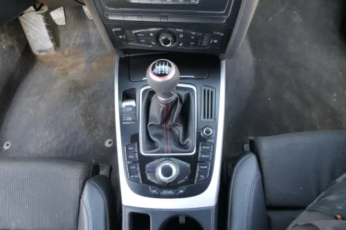 Audi A4 B8 8K Schaltknauf Schaltsack Schaltknüppel 6-Gang S-line Leder original (200752)