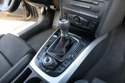 Audi A4 B8 8K Schaltknauf Schaltsack Schaltknüppel 6-Gang S-line Leder original (200752)