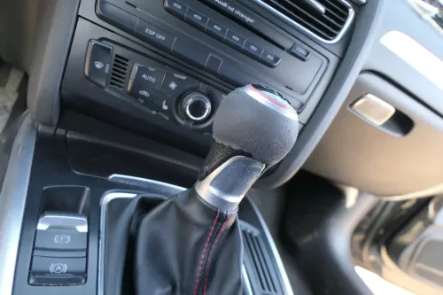 Audi A4 B8 8K Schaltknauf Schaltsack Schaltknüppel 6-Gang S-line Leder original