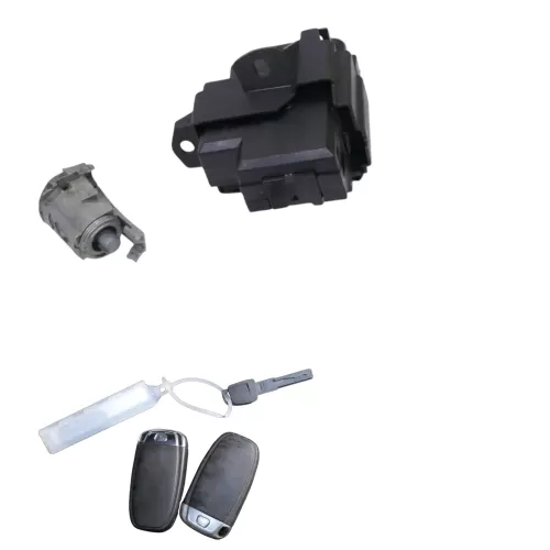 Audi A4 8K B8 Zündschloß Schloß Zündung 2 Schlüssel 8K0909131C + Türschloß links (200768)