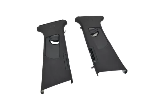 Audi A6 4F Limousine Set Säulen Verkleidung schwarz soul A B C D Säule (200779)