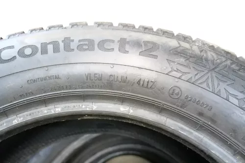 4 Continental Ice Contact 2 Reifen Spikes Nagelreifen 215/60 R16 99T DOT4117 7mm (200812)