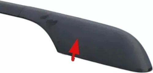 1x VW Golf 4 Kombi Dachreling Reling Dach schwarz NUR Abdeckung hinten links