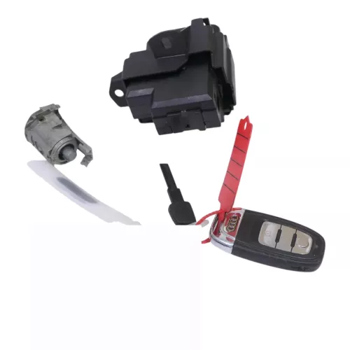 Audi A4 8K B8 Zündschloß Schloß Zündung 2 Schlüssel 8K0909131C + Türschloß links (200751)