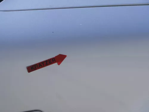 VW Golf 4 Kotflügel vorne rechts silber garu LA7W (200814)