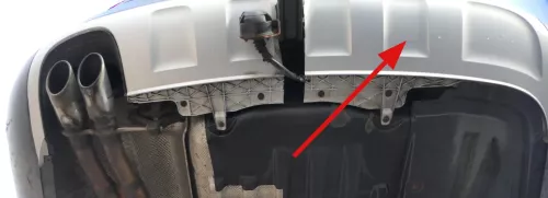 VW Passat 3C B7 Avant nur Spoiler für Stoßstange hinten Heckstoßstange Alltrack