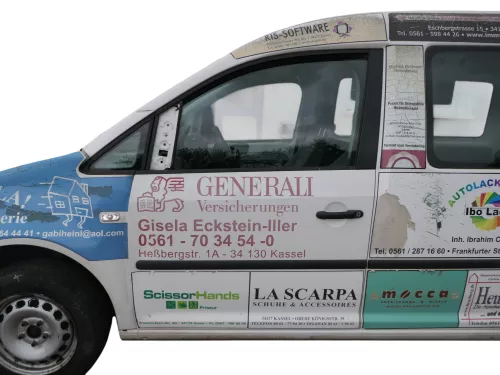 VW Caddy 3 2K Tür vorne links Fahrertür weiß LB9A - ohne Anbauteile - Mängel