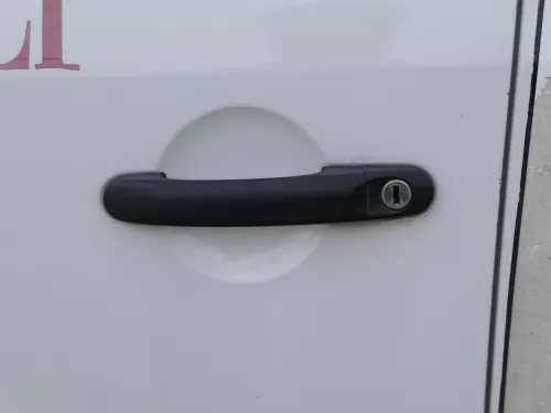 VW Caddy 3 2K Tür vorne links Fahrertür weiß LB9A - ohne Anbauteile - Mängel (186493)