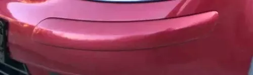 VW Golf Plus 5M 1x Abdeckung Schutzleiste Stoßstange rechts rot LA3X