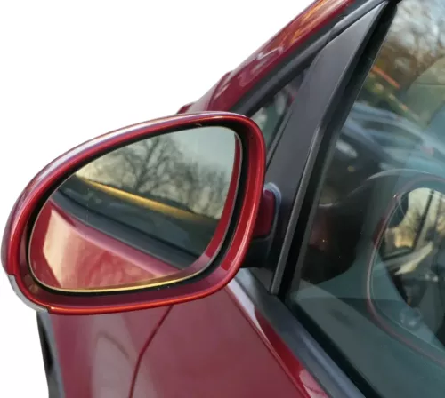 VW Golf 5+6 5M1 Plus elektrischer Spiegel Außenspiegel links rot LA3X Blinker (200959)