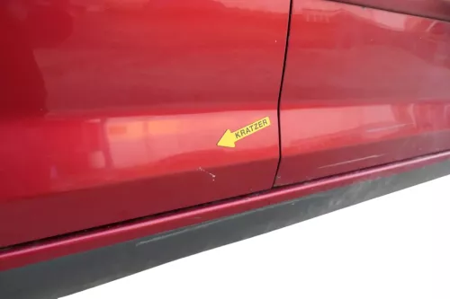 VW Golf Plus 5M 6 521 Türblatt Tür hinten rechts rot LA3X + Rahmen (200965)