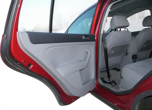 1x Golf Plus 5M Türverkleidung Verkleidung Tür hinten links  grau (200973)