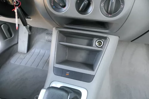 VW Golf Plus 5M Ablagefach Zigarettenanzünder vorne 5M1857961E - grau (200981)