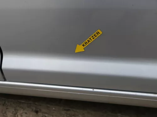 VW Caddy 3 2K Tür vorne rechts Beifahrertür silber LY7W -ohne Anbauteile (200998)