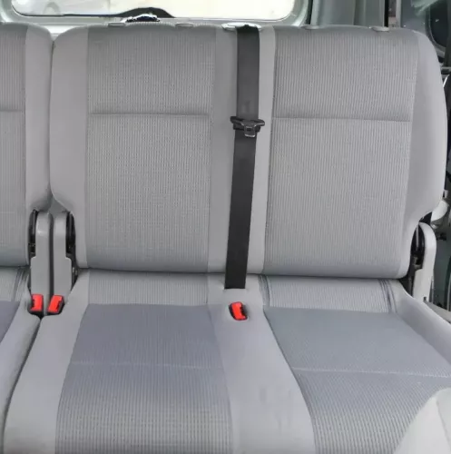 Caddy 3 2K Sitz Sitze Doppelsitzbank hinten rechts Rückbank 1.Sitzreihe (201015)