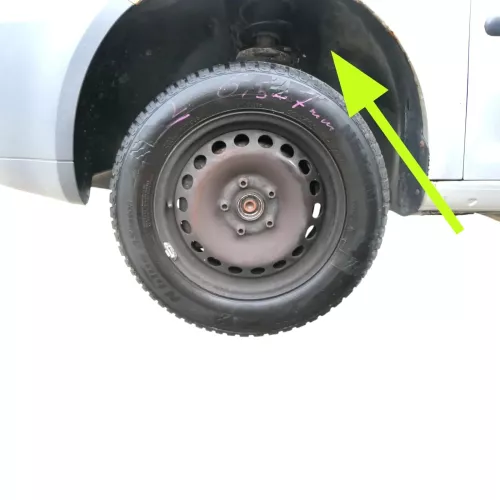 VW Caddy 2K SA Radhausschale Dämpfung Radhaus hinten rechts 2K0810972E