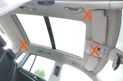 VW Tiguan 5N Schiebedach Glas Glasschiebedach Panoramadach Sonnendach (165947)