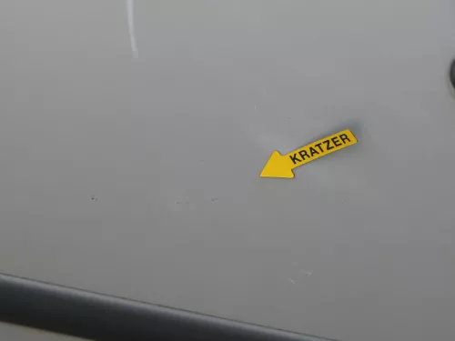 VW Caddy 3 2k Tür hinten rechts silber LA7W Schiebetür mit Scheibe (201006)