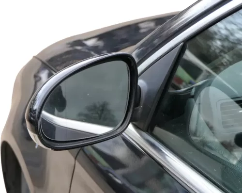 Passat 3C elektrischer Spiegel Außenspiegel links mit Glas Blinke schwarz LC9X (201090)