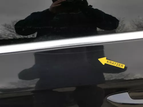 VW Passat 3C Kombi Variant Tür hinten links schwarz LC9X -OHNE Anbauteile (201093)