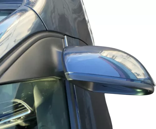 VW Golf 6 VI 5K elektrischer Spiegel vorne rechts Außenspiegel grau blau LC5F (201149)