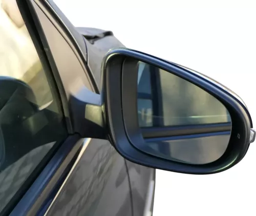 VW Golf 6 VI 5K elektrischer Spiegel vorne rechts Außenspiegel grau blau LC5F (201149)