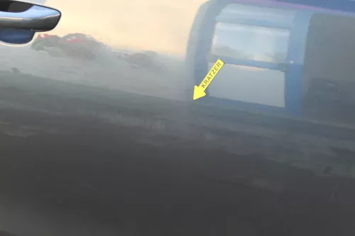 Golf 6 5K Tür vorne rechts Beifahrertür LC5F grau blau ohneAnbauteile 4/5Türer (201152)