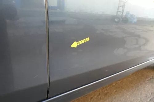 Golf 6 5K Tür vorne rechts Beifahrertür LC5F grau blau ohneAnbauteile 4/5Türer (201152)