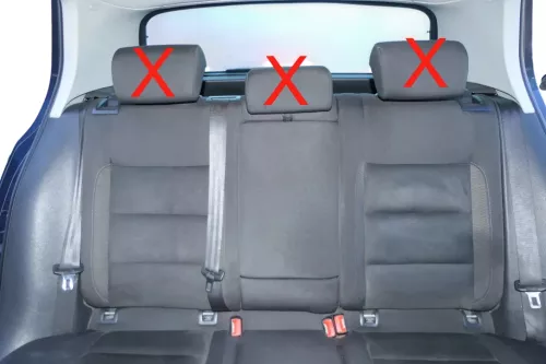 Golf 6 5K Sitz Sitze hinten Rückbank Rücksitzbank 3 Punkt Gurt Lehne Alcantara