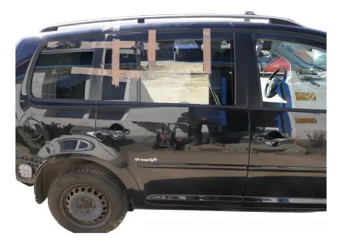 VW Touran 1T 1T3 Tür hinten rechts schwarz LC9X  - ohne Anbauteile