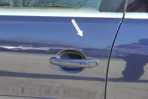 VW Tiguan 5N Tür Fahrertür vorne links blau LH5X (201226)