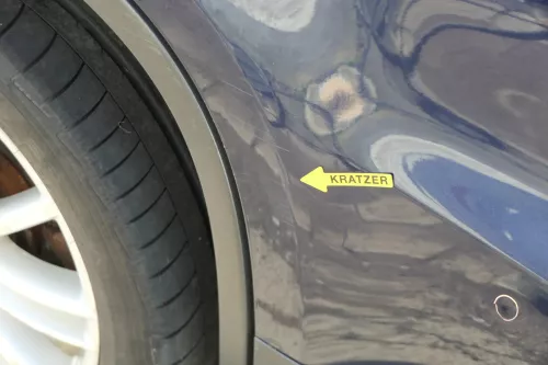 VW Tiguan 5N Tür hinten rechts blau LH5X (201228)