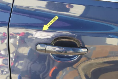 VW Tiguan 5N Tür hinten rechts blau LH5X (201228)