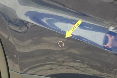 VW Tiguan 5N Tür hinten rechts blau LH5X (201228)