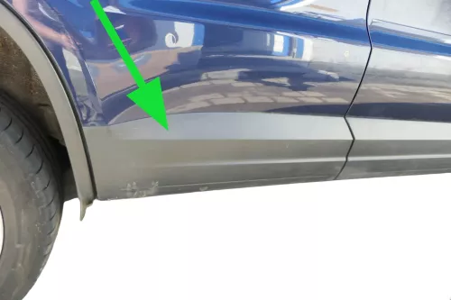 VW Tiguan 5N Zierleiste Leiste Abdeckung Tür hinten rechts 5N0854950A