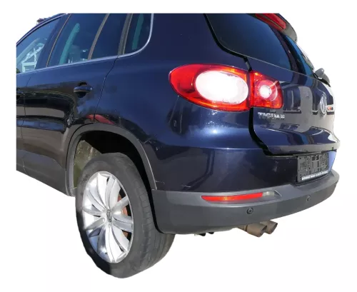 Tiguan 5N Facelift Stoßstange hinten Heckstoßstange Stoßfänger blau LH5X für PDC (201242)