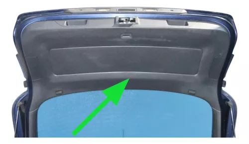 VW Tiguan 5N Heckklappenverkleidung Verkleidung Heckklappe anthrazit schwarz