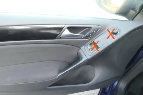 VW Golf 6 5K Türverkleidung Verkleidung Abdeckung Tür vorne links 4/5-Türer (201275)