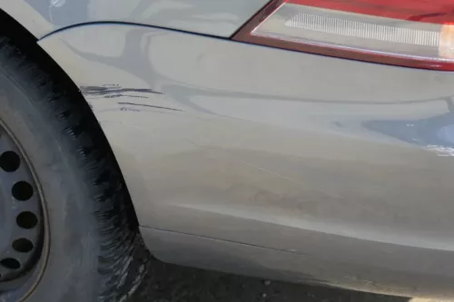 VW Golf 5 + 6 Kombi Avant Stoßstange hinten Heckstoßstange grau LD7X Spoiler PDC (201384)